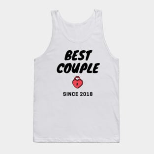 Best Couple since 2018 - third year anniversary - matching couple outfit Tank Top